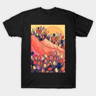 Tulip mountains T-Shirt